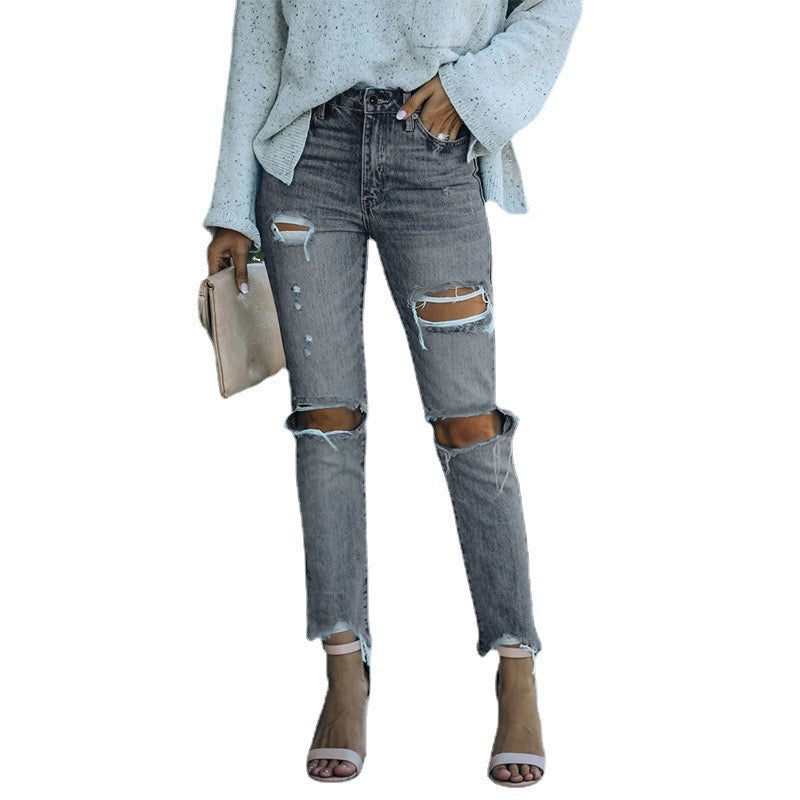 Slim Slimming Ripped Jeans
