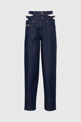 James Cutout Straight Jeans