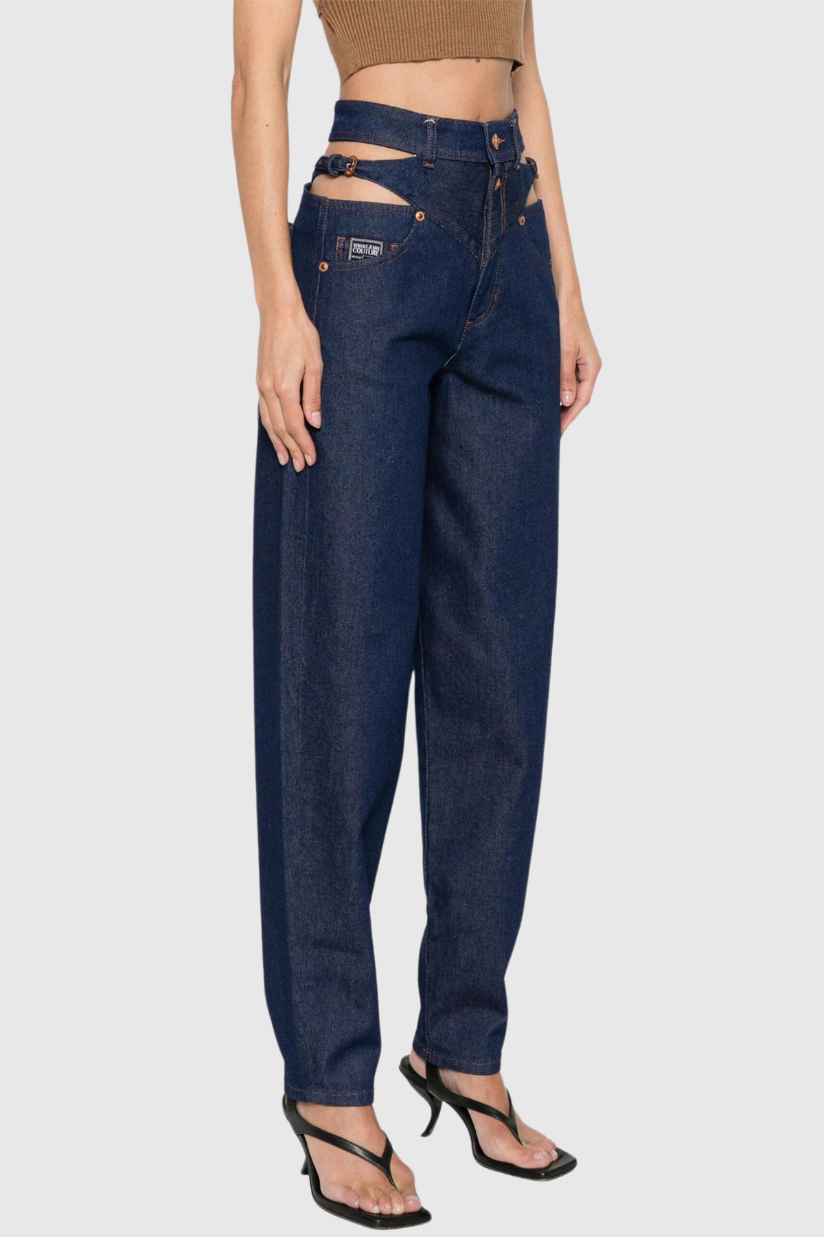 James Cutout Straight Jeans