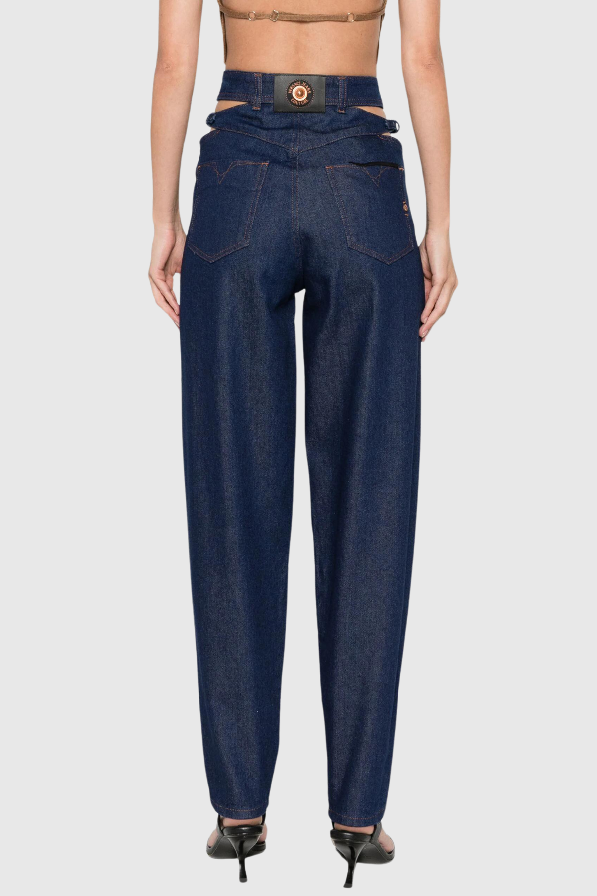 James Cutout Straight Jeans