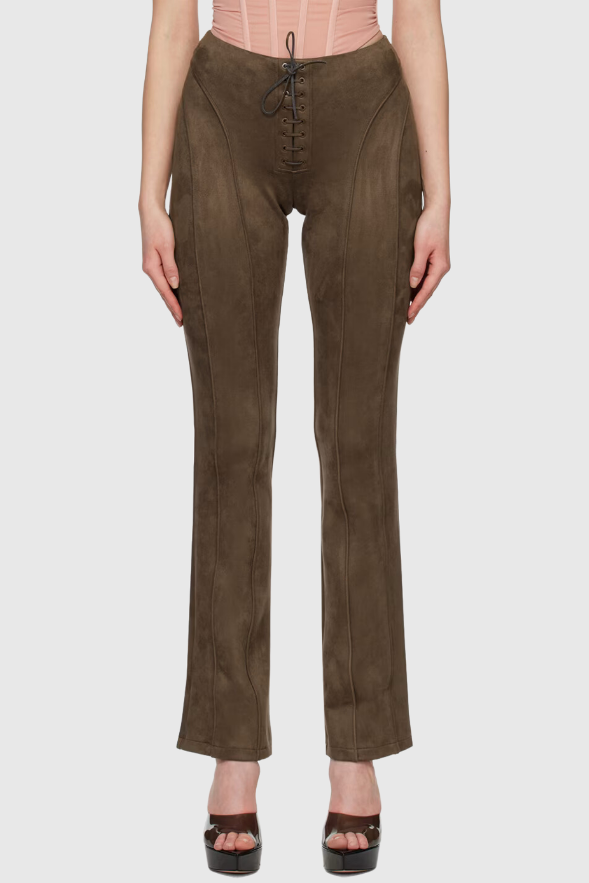 John Lace Up Bootcut Pants