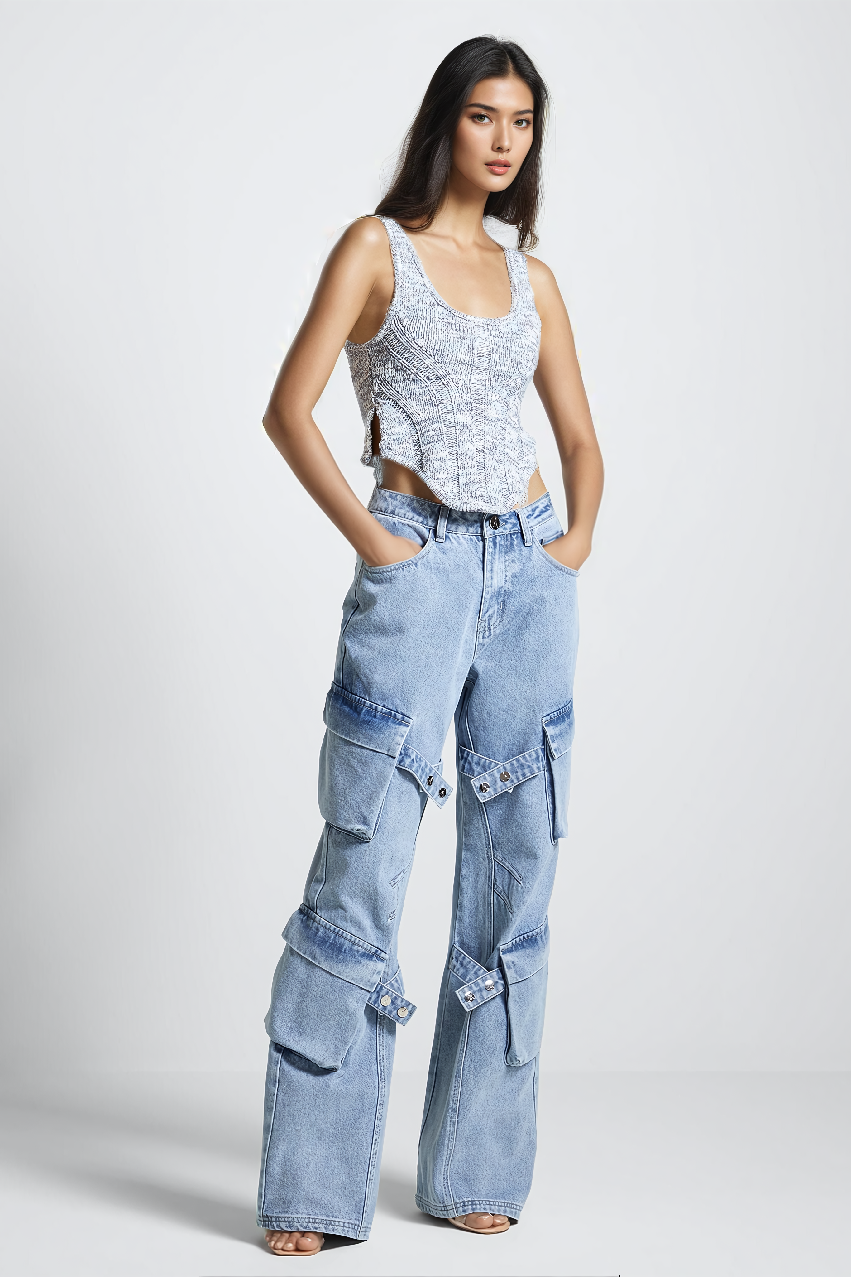 Jordyn Pockets Denim Jeans