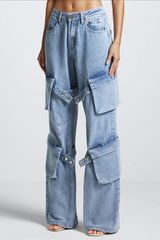 Jordyn Pockets Denim Jeans