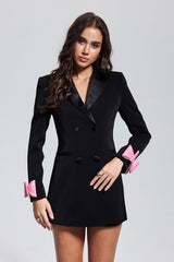 Kensington Bow Lapel Blazer Mini Dress