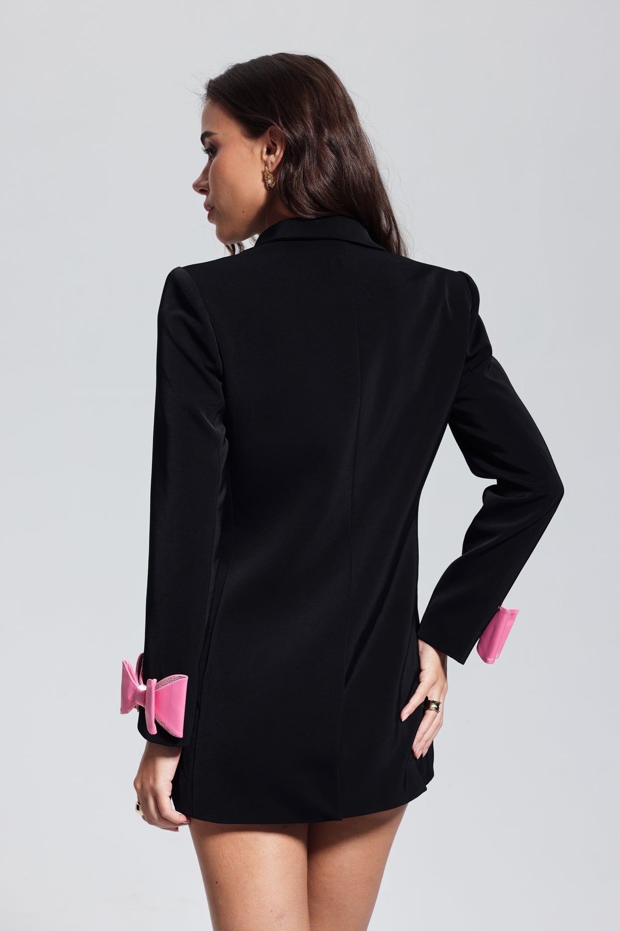 Kensington Bow Lapel Blazer Mini Dress