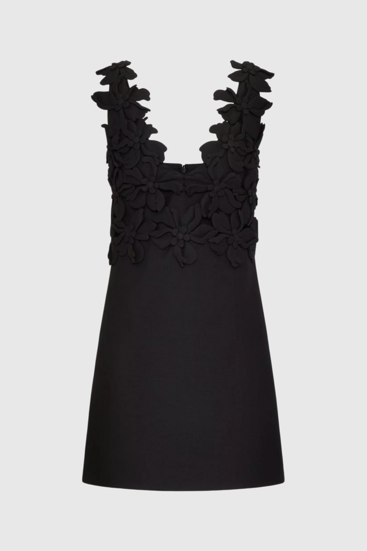 Ärmelloses Minikleid „Kira Flower“ mit tiefem Ausschnitt