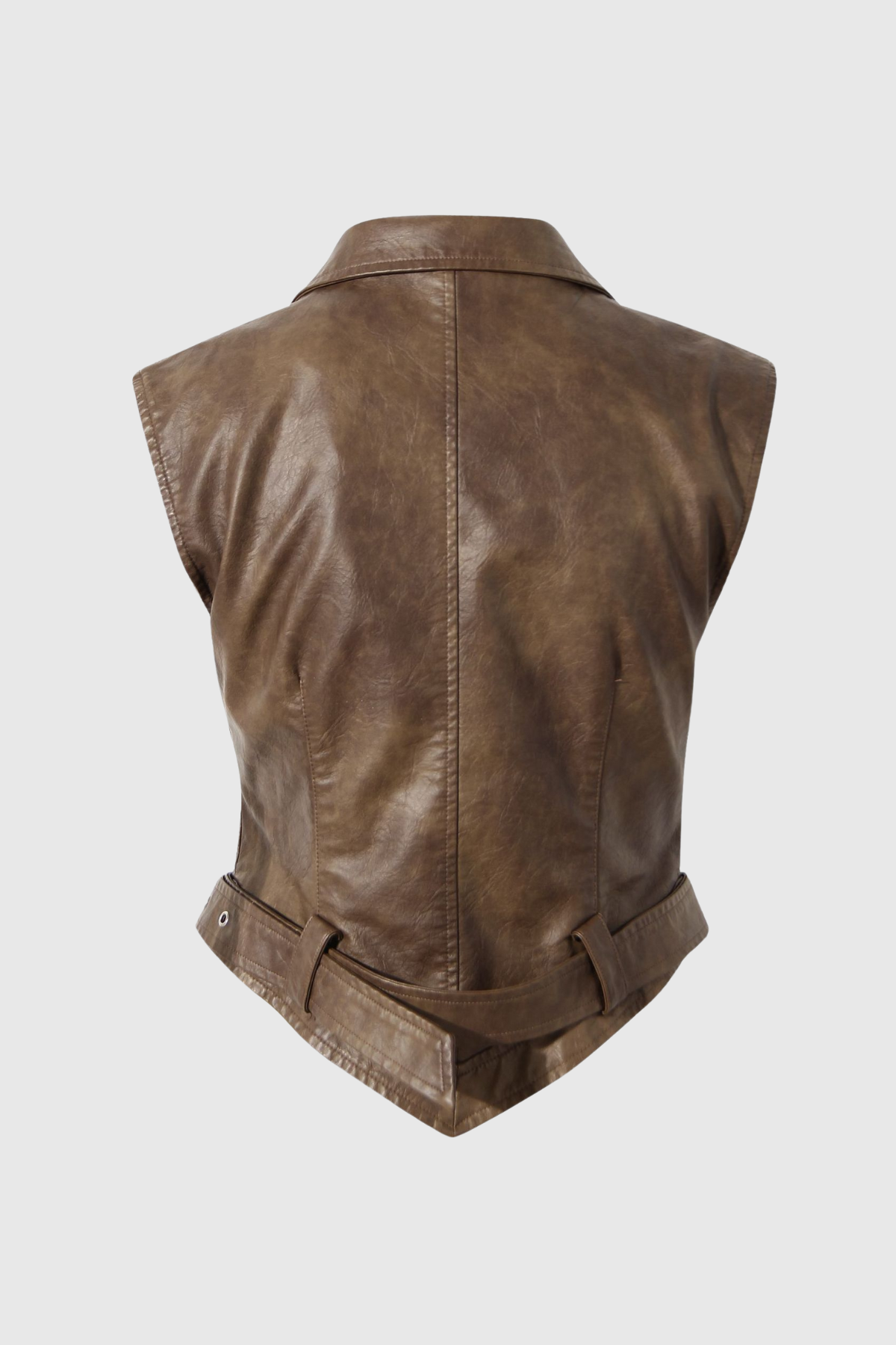 Kori Lapel Faux Leather Jacket