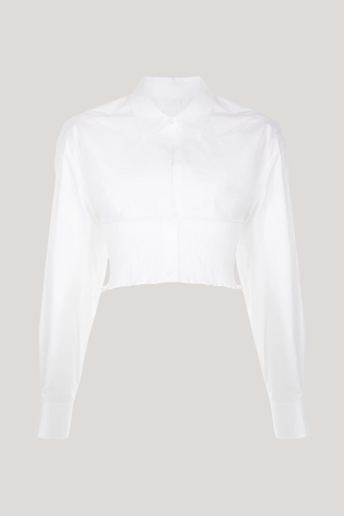 Lillie False – Zweiteiliges kurzes Oberteil in Weiß