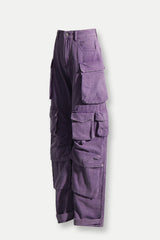 Luna Cargo Jeans In Purple