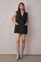 Rückenfreies Anzugwestenkleid Madisyn