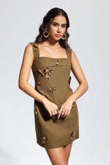 Ärmelloses Minikleid mit Blumenmuster von McCartney