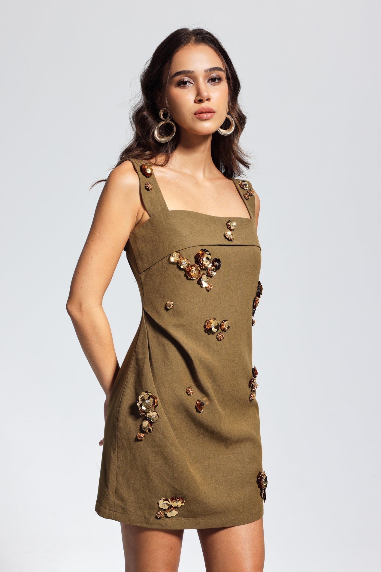 Ärmelloses Minikleid mit Blumenmuster von McCartney