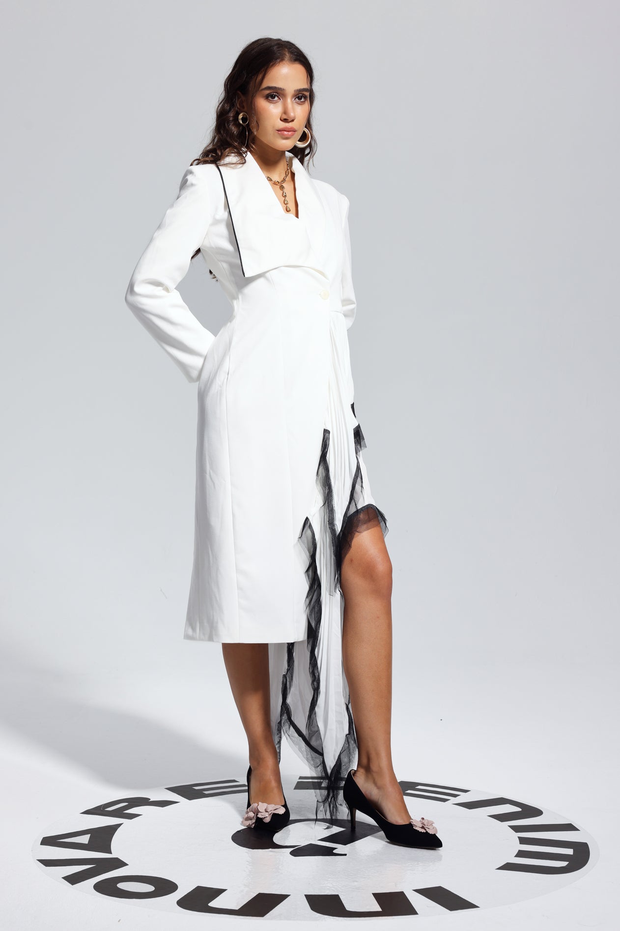 Meril Mesh Deconstructed Ruch Coat