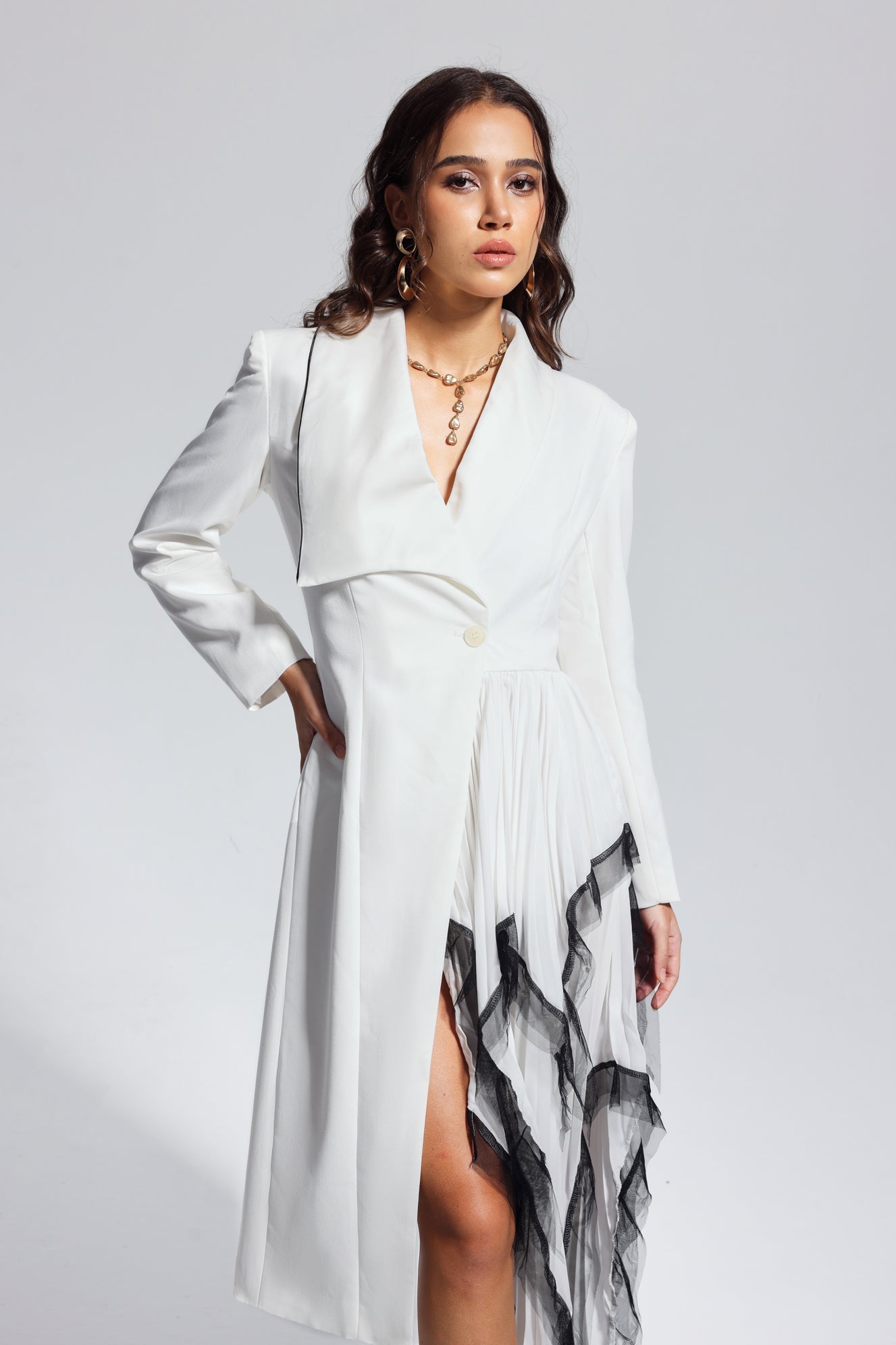 Meril Mesh Deconstructed Ruch Coat