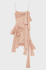 Renata – Figurbetontes Minikleid mit gerüschter Schleife
