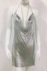 Rhinestone Glitter Cami Dress