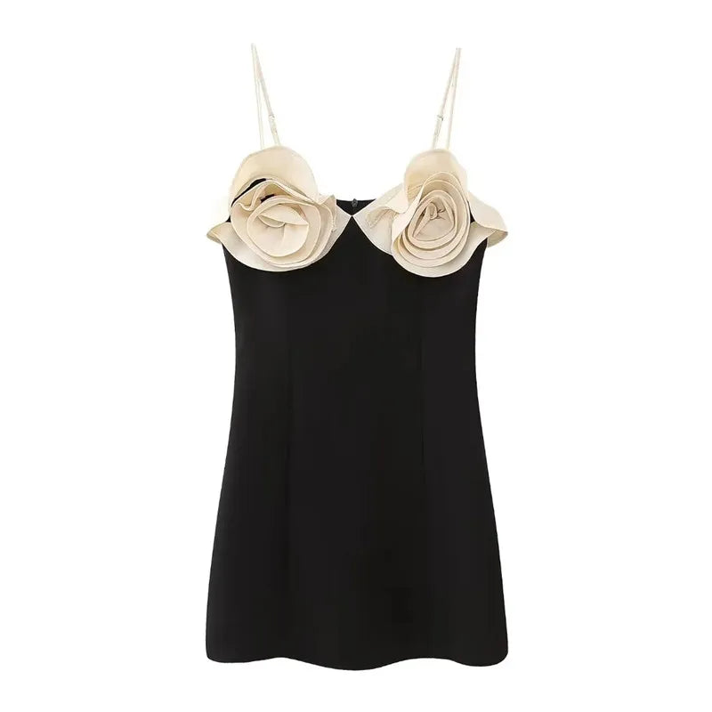 Blumen-Slip-Kleid