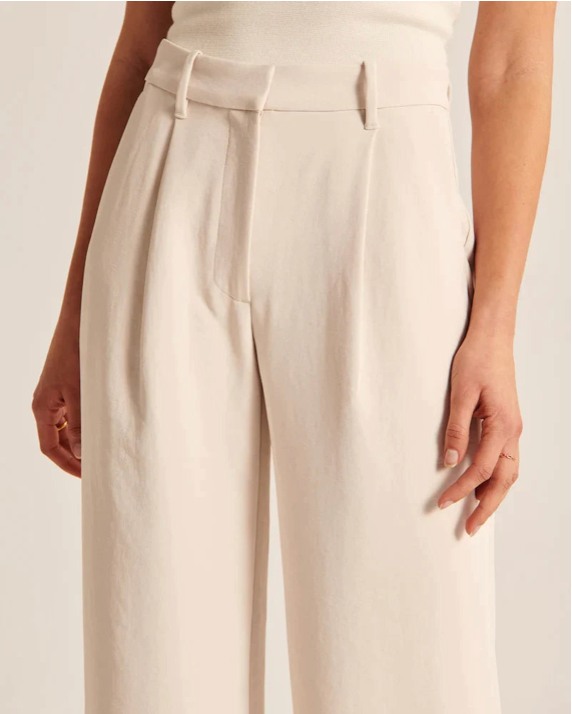 Hannah – Tailored-Hose mit weitem Bein