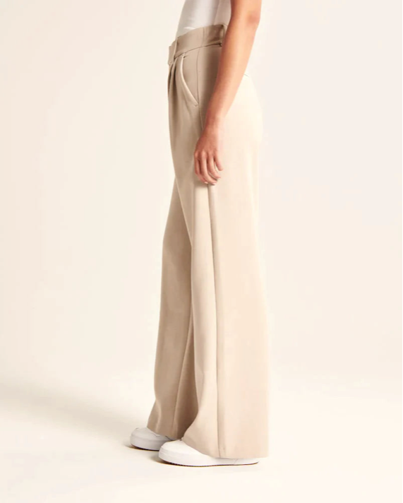Hannah – Tailored-Hose mit weitem Bein