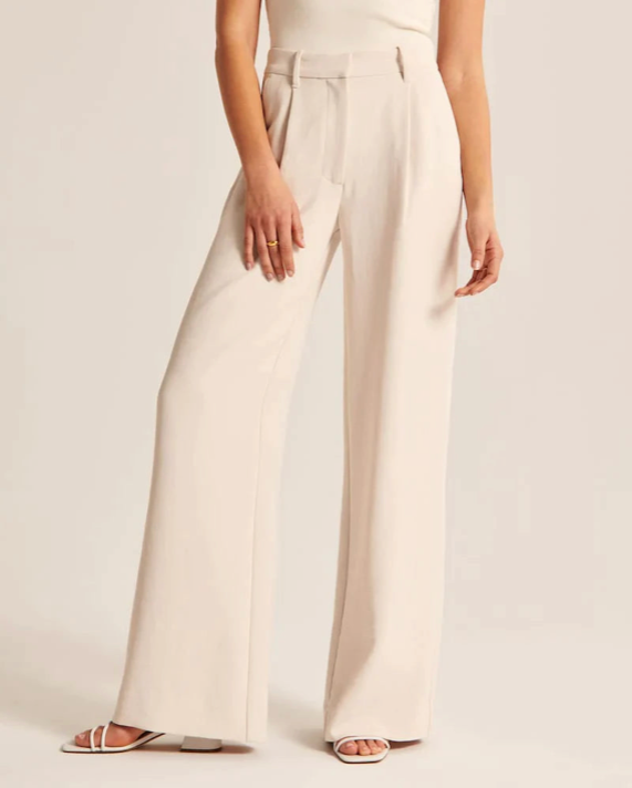 Hannah – Tailored-Hose mit weitem Bein