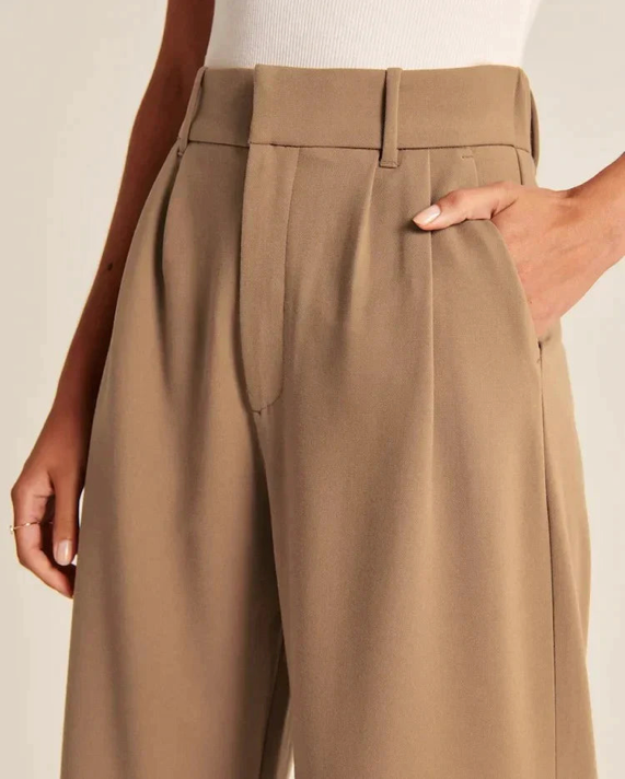 Hannah – Tailored-Hose mit weitem Bein