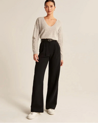 Hannah – Tailored-Hose mit weitem Bein