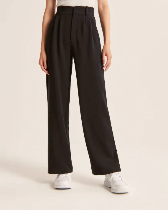 Hannah – Tailored-Hose mit weitem Bein