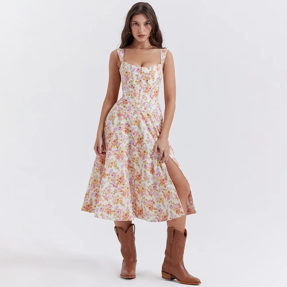 Sommerliches Sweetheart-Kleid