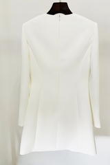 Shiloh Minikleid mit Schnürung und Schleife