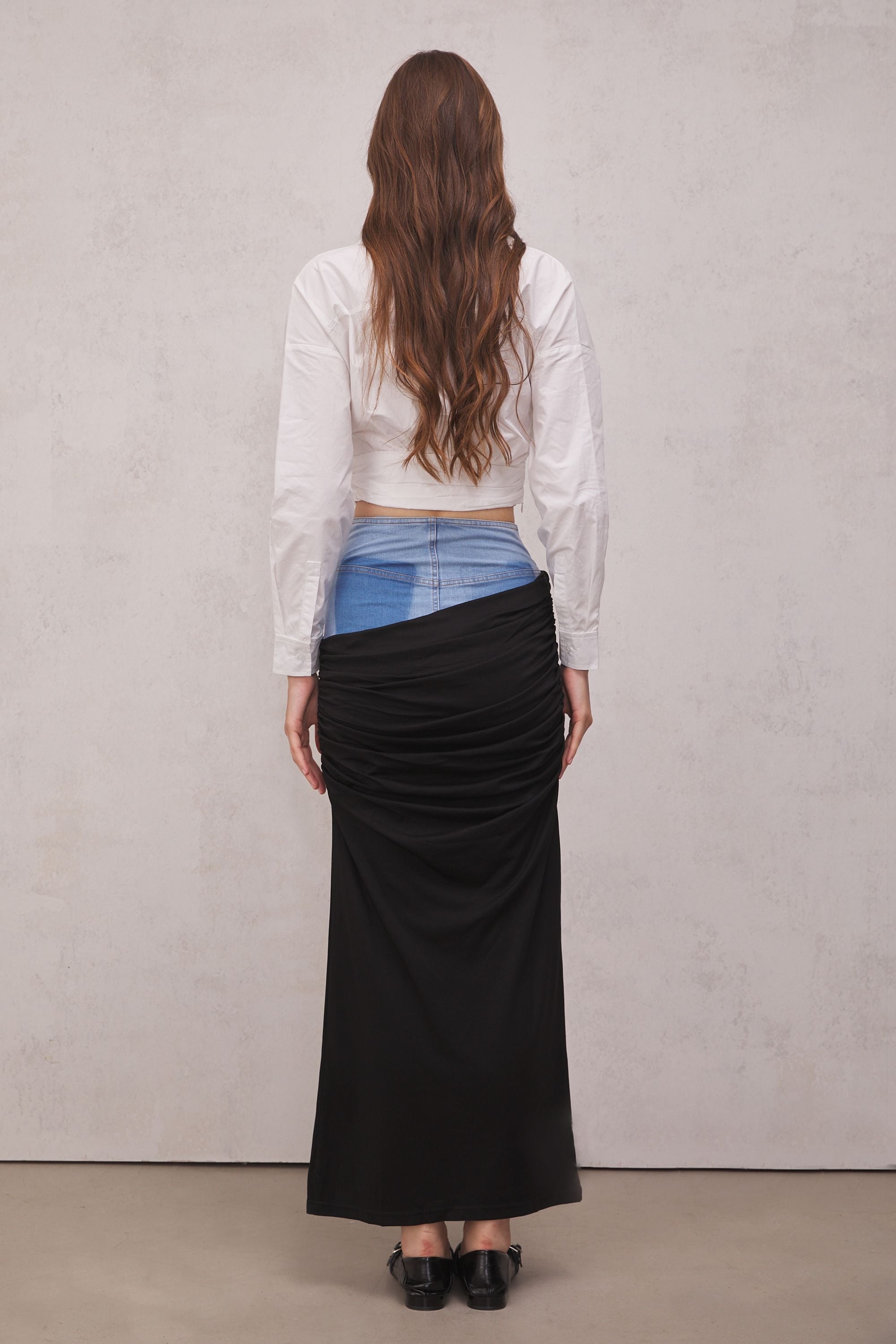 Stormi Asymmetric Top In White