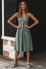 Days Like This Spaghetti Pleated Dress - 3 Colors