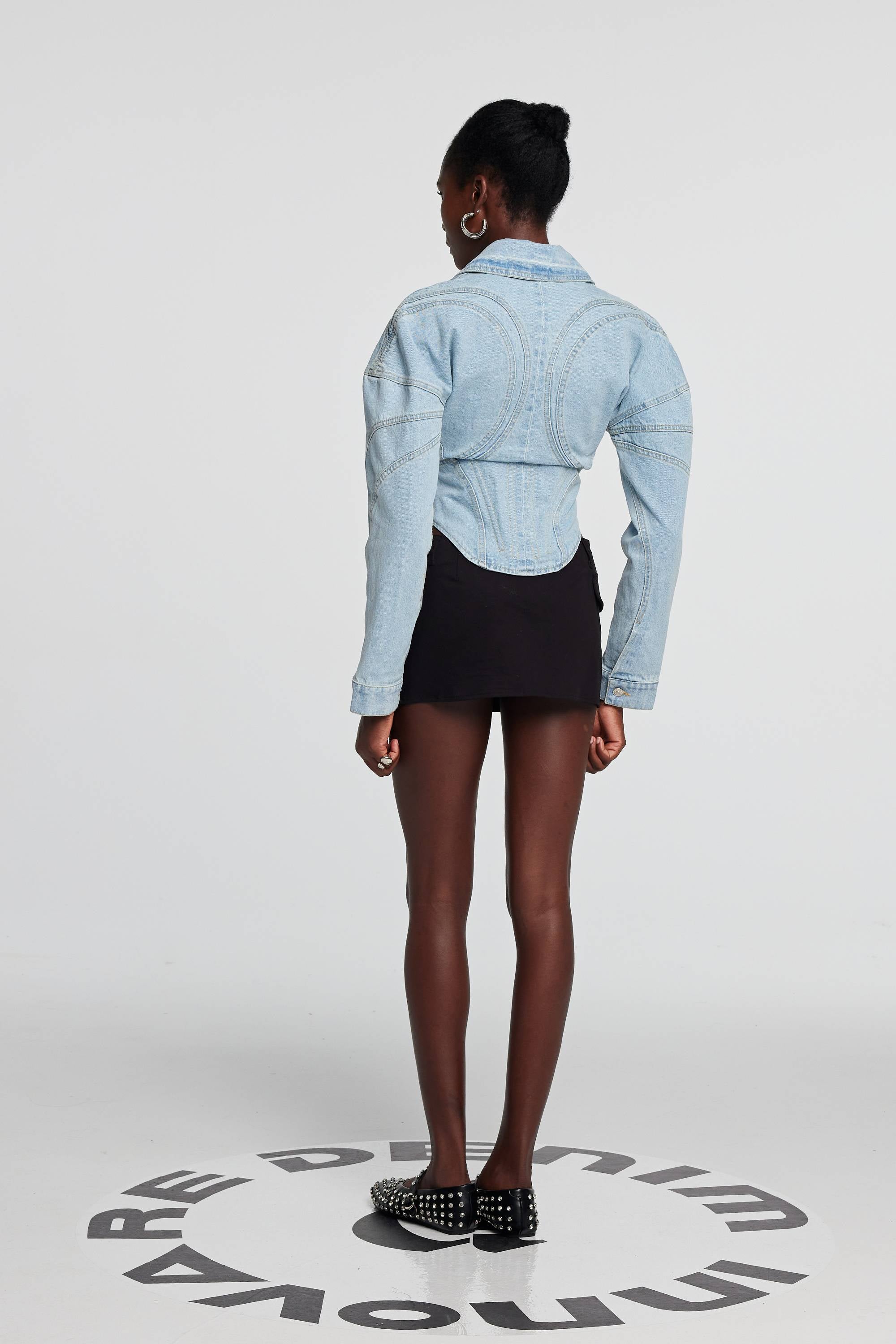 Fallon Corset Denim Jacket