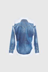 Oberteil mit Vedika-Illusionsdruck