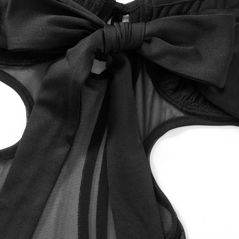 Durchsichtiges Spitzenkleid für Damen
