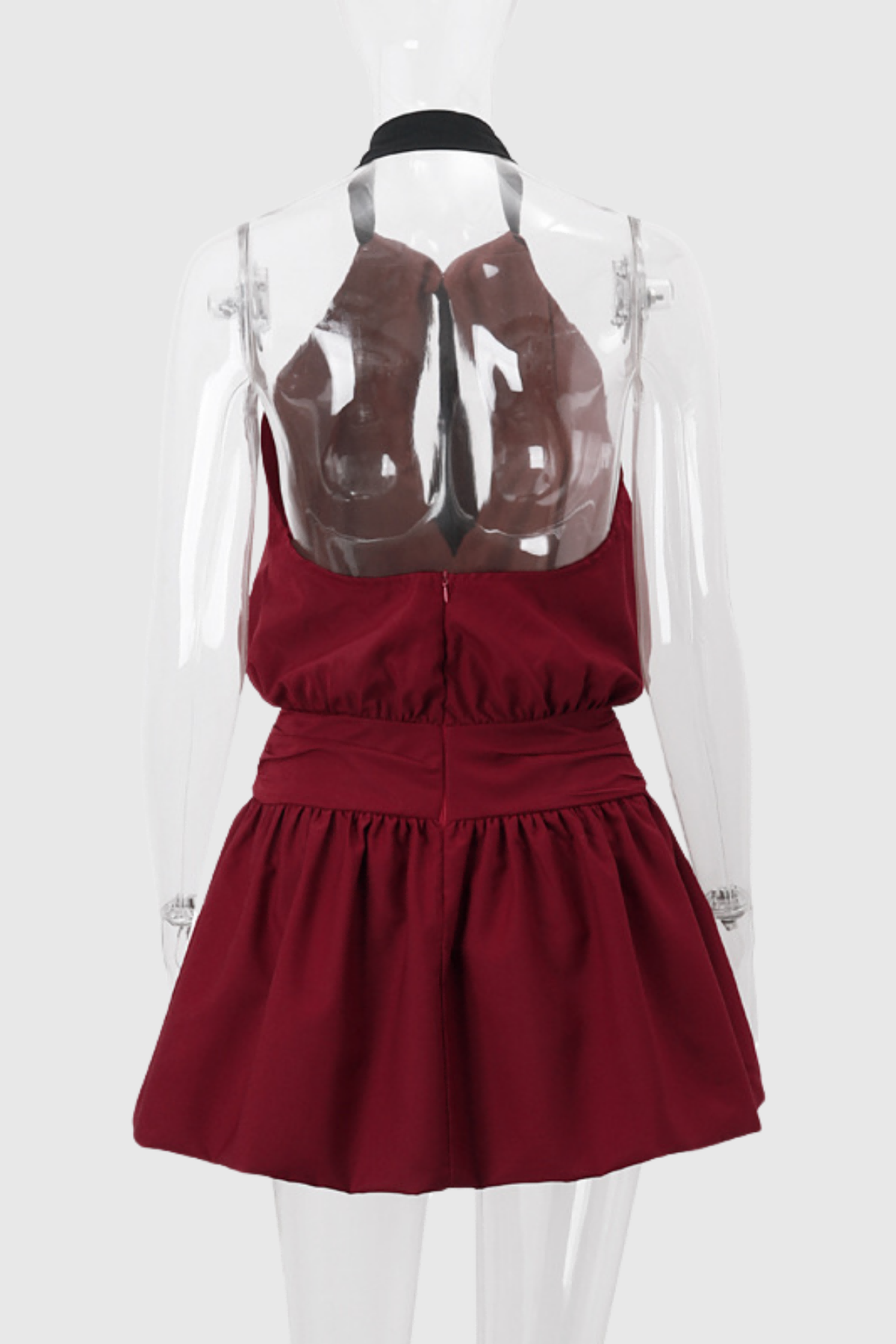 Zeke Hollow Backless Minikleid mit Schnürung
