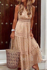 Bohemian Beach Graceful Maxikleid