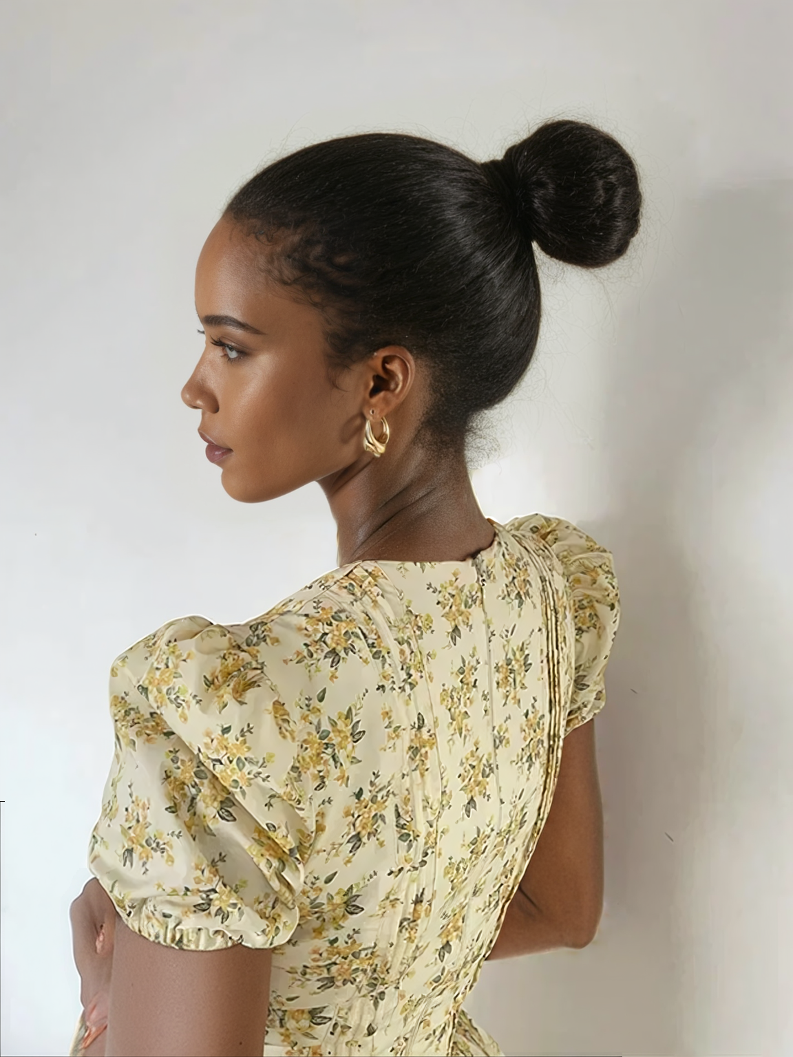 Sommerliches Plisseekleid