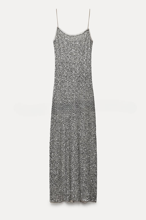 Celebration Time – Stretch-Midikleid mit Pailletten
