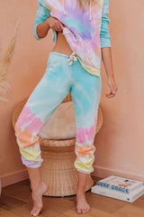 Tie Dye Flower Casual Pants