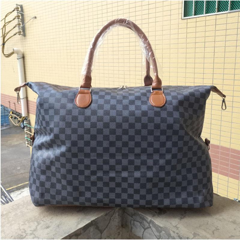 Karierte Wochenendtasche 