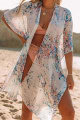 Savor The Sunlight Floral Print Cover-Up