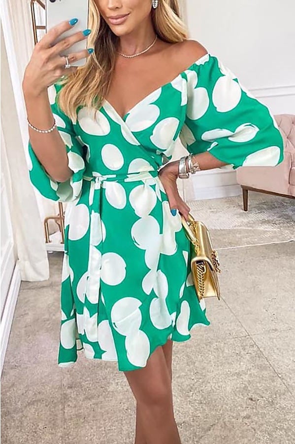 Love This Feeling Colorful Print Vacation / Party Dress