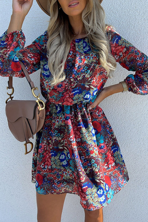 Woodland Floral Mini Dress