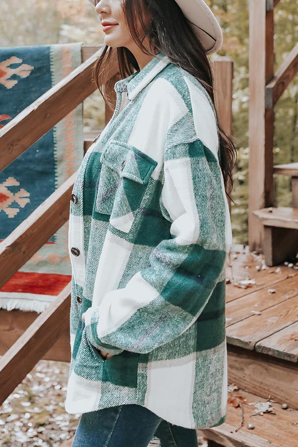 Women's Plaid Jacket Shacket