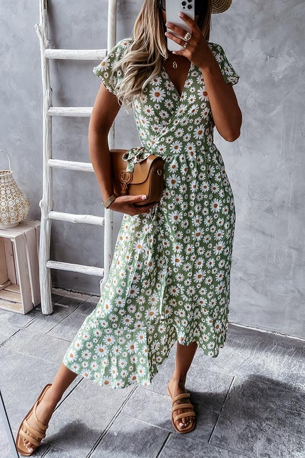 Loved By You Daisy Floral Midi Dress