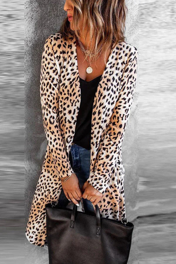 Leopard Perfection Casual Cardigan