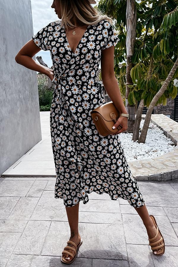 Loved By You Daisy Floral Midi Dress