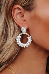 Baroque pearl earrings