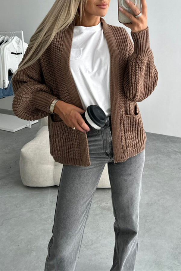 Coad Knitted Pocket Long Sleeved Cardigan