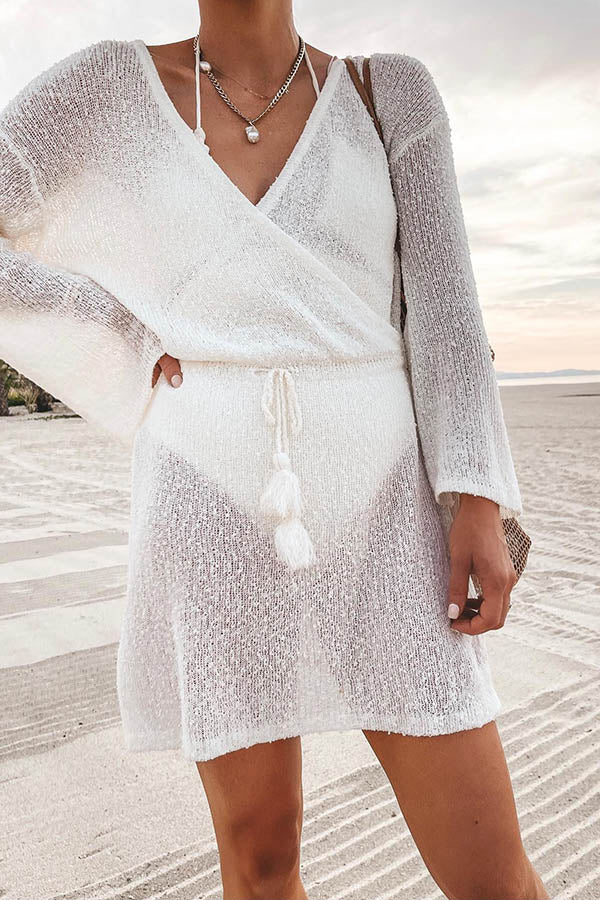 Fun In The Sun Knit Cover-up Dress